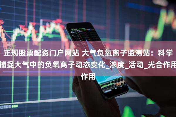 正规股票配资门户网站 大气负氧离子监测站：科学捕捉大气中的负氧离子动态变化_浓度_活动_光合作用